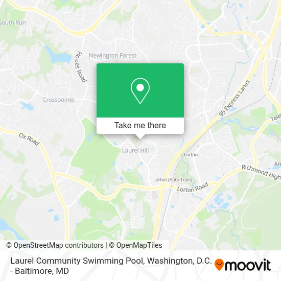 Laurel Community Swimming Pool map