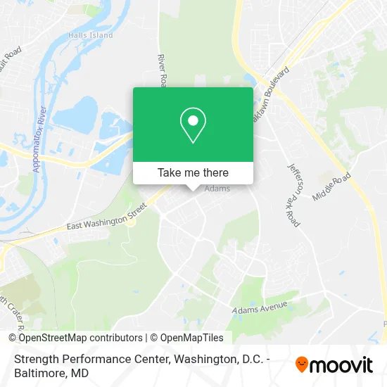 Strength Performance Center map