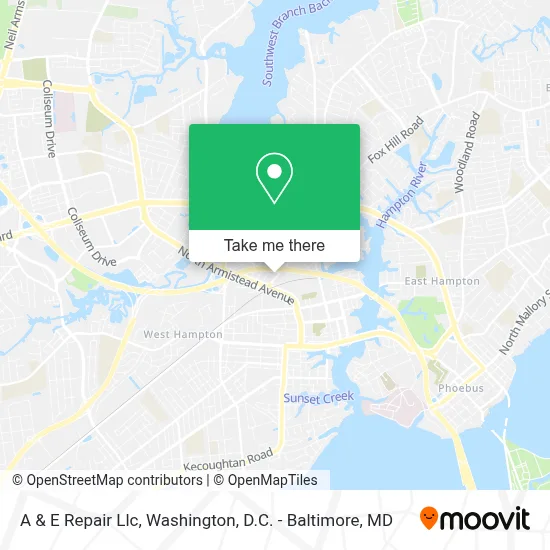A & E Repair Llc map