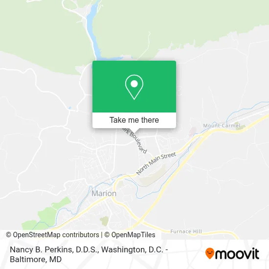 Nancy B. Perkins, D.D.S. map