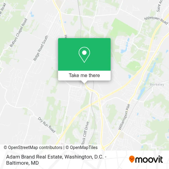 Adam Brand Real Estate map