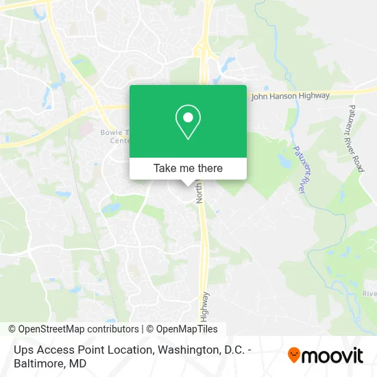 Ups Access Point Location map