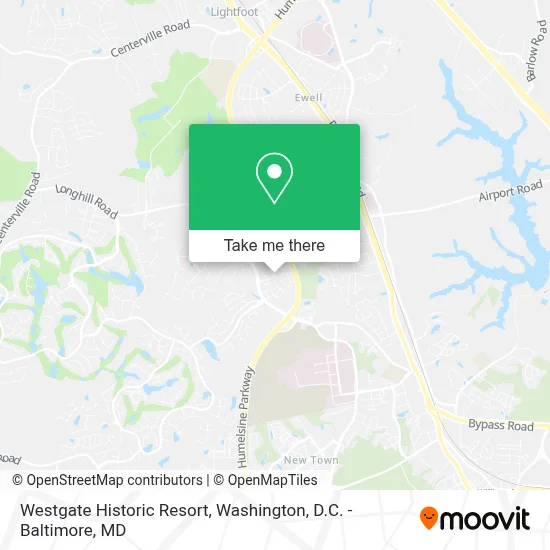 Westgate Historic Resort map