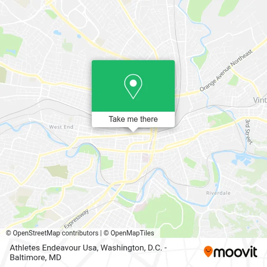 Athletes Endeavour Usa map
