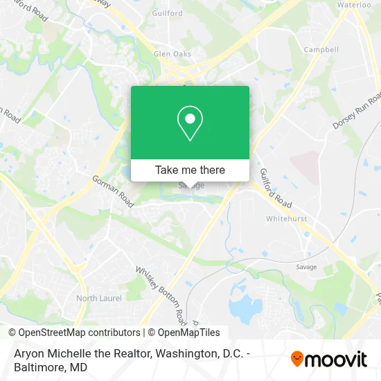 Aryon Michelle the Realtor map