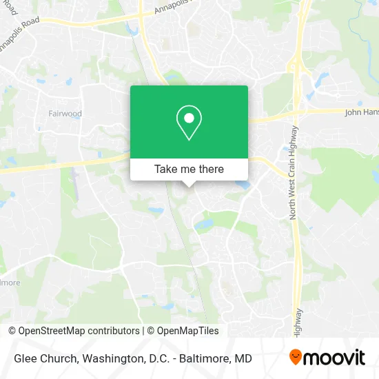 Glee Church map