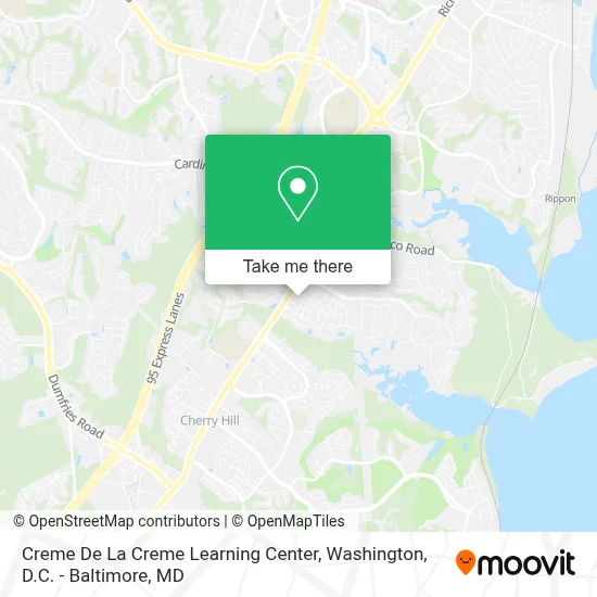 Creme De La Creme Learning Center map