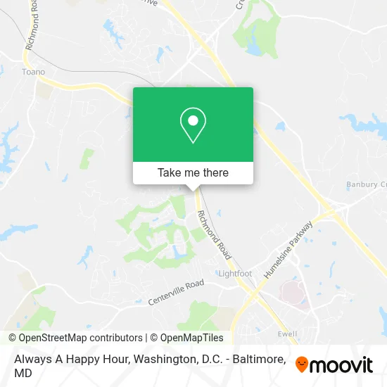 Always A Happy Hour map