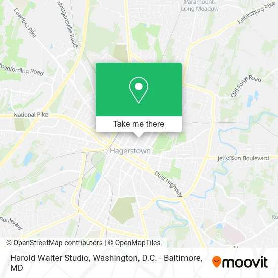 Harold Walter Studio map