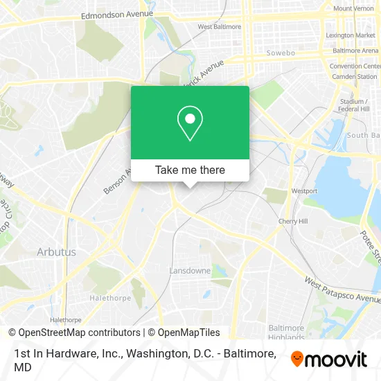 1st In Hardware, Inc. map
