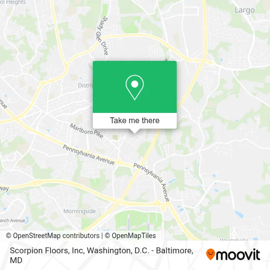 Scorpion Floors, Inc map
