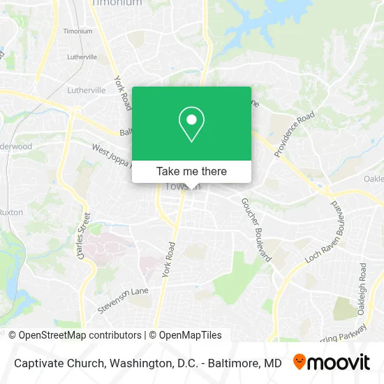 Captivate Church map