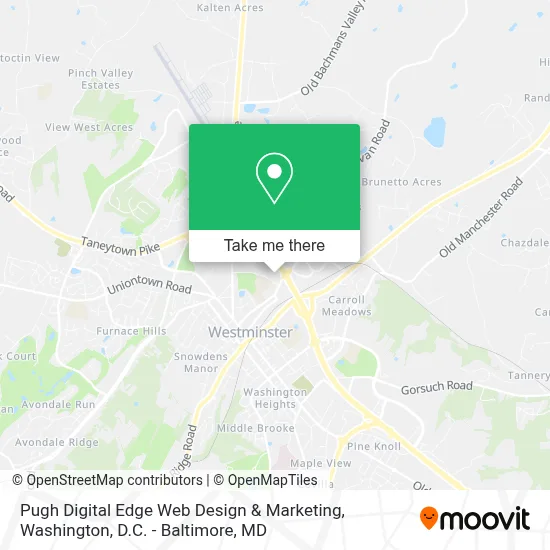 Pugh Digital Edge Web Design & Marketing map