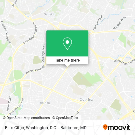 Bill's Citgo map