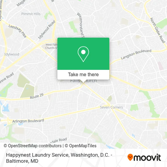 Happynest Laundry Service map
