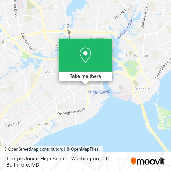 Thorpe Junior High School map