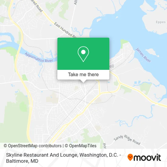 Skyline Restaurant And Lounge map