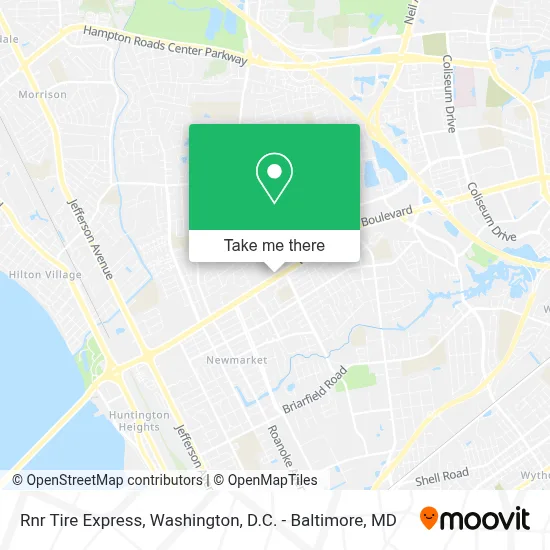 Rnr Tire Express map