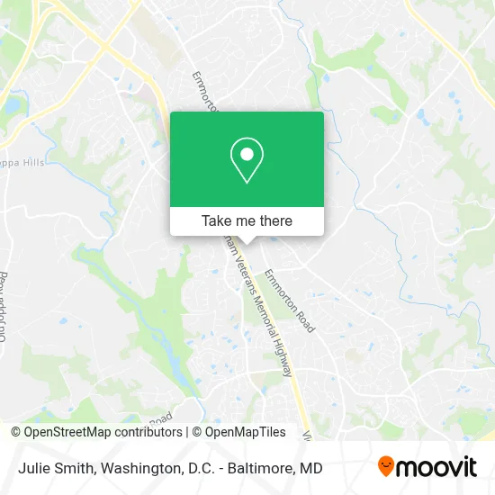 Julie Smith map
