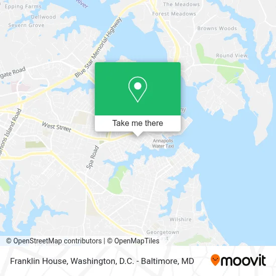 Franklin House map