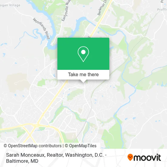 Sarah Monceaux, Realtor map