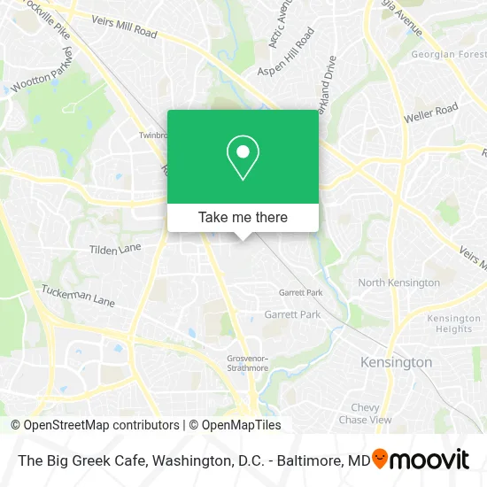 The Big Greek Cafe map