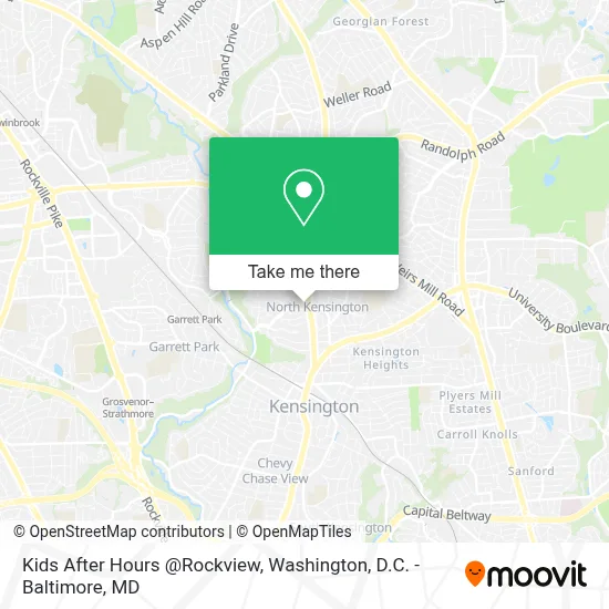Kids After Hours @Rockview map