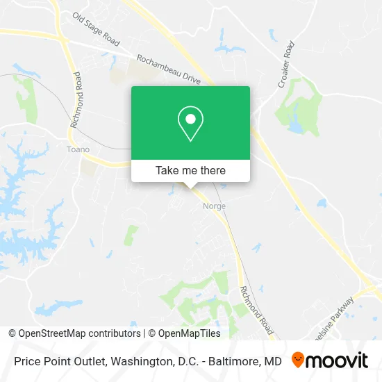 Price Point Outlet map