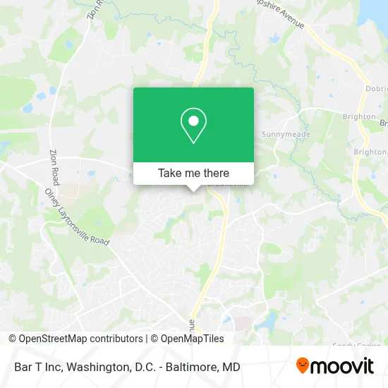 Bar T Inc map
