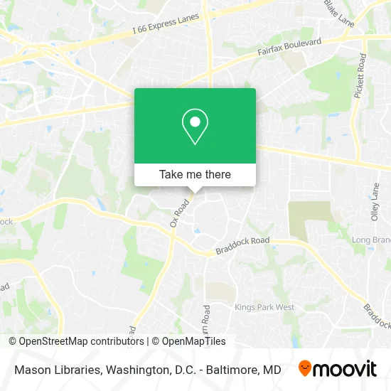 Mason Libraries map