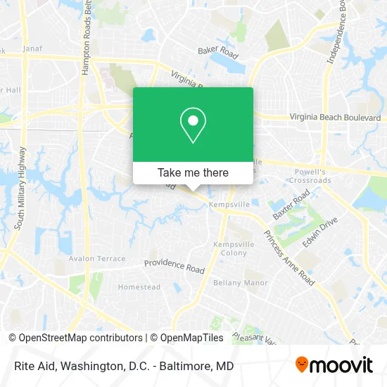 Rite Aid map