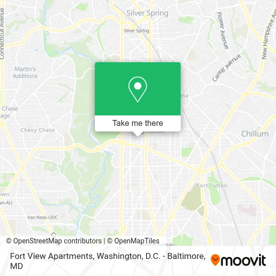 Fort View Apartments map