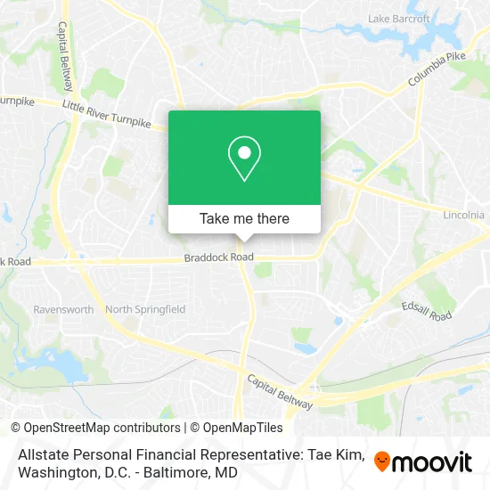 Allstate Personal Financial Representative: Tae Kim map