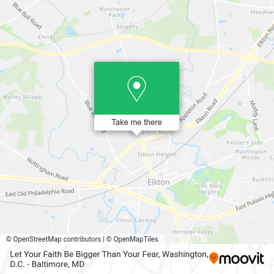 Let Your Faith Be Bigger Than Your Fear map
