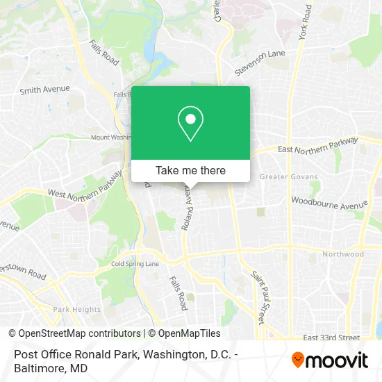 Post Office Ronald Park map