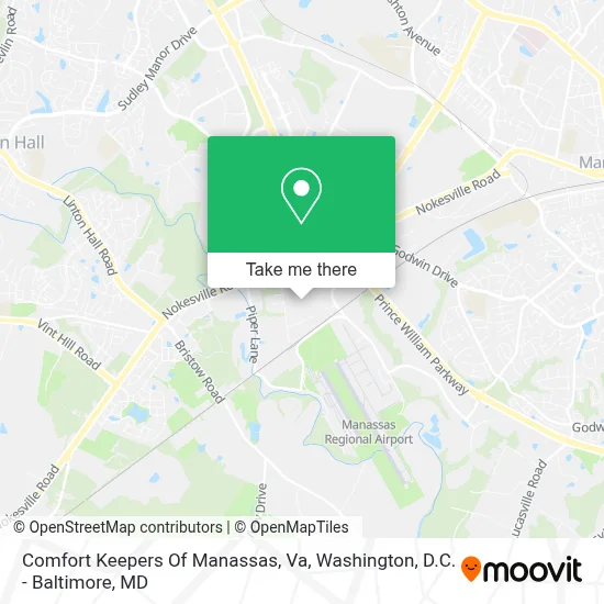 Comfort Keepers Of Manassas, Va map