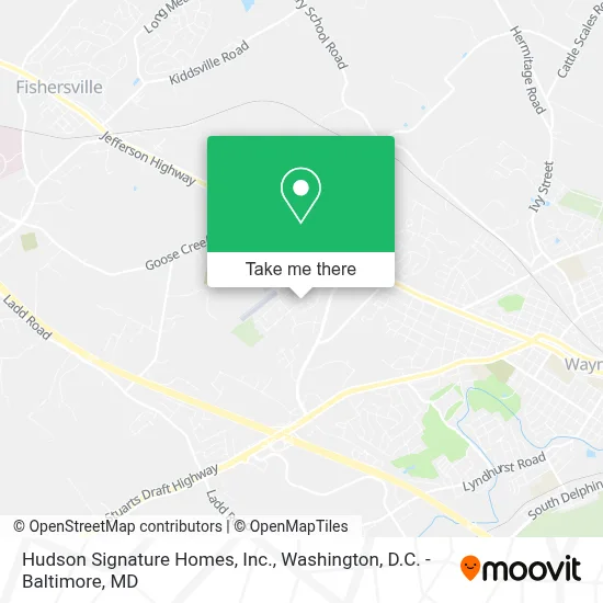 Hudson Signature Homes, Inc. map