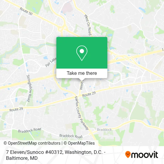 7 Eleven/Sunoco #40312 map