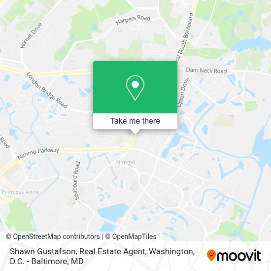 Shawn Gustafson, Real Estate Agent map