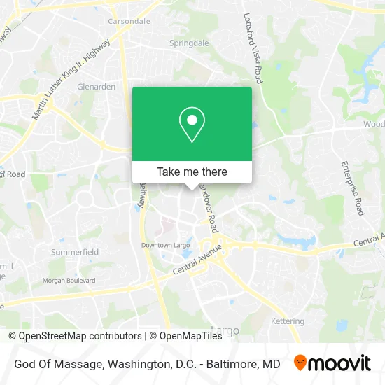God Of Massage map
