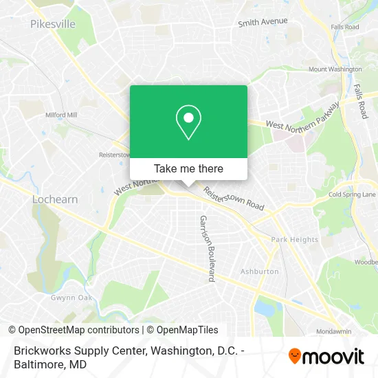 Brickworks Supply Center map