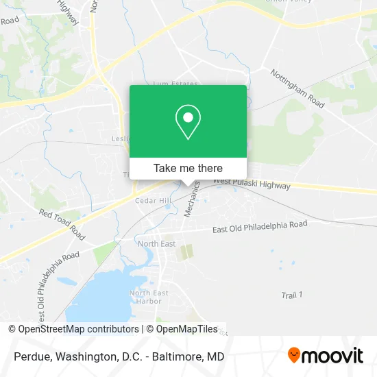 Perdue map