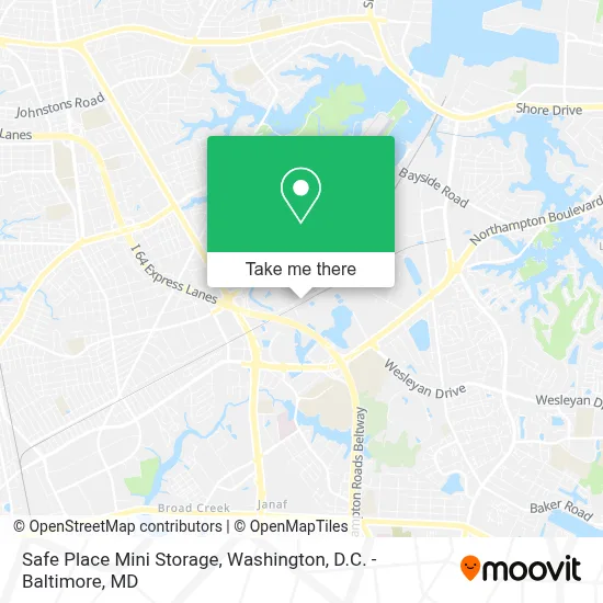 Safe Place Mini Storage map