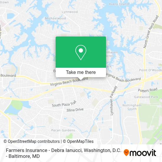 Farmers Insurance - Debra Ianucci map