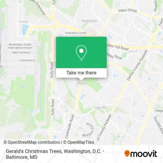 Gerald's Christmas Trees map