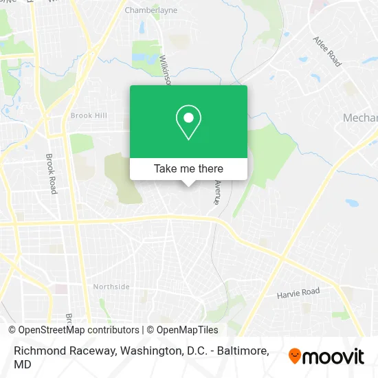 Richmond Raceway map