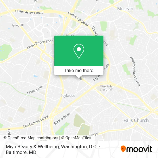 Miyu Beauty & Wellbeing map