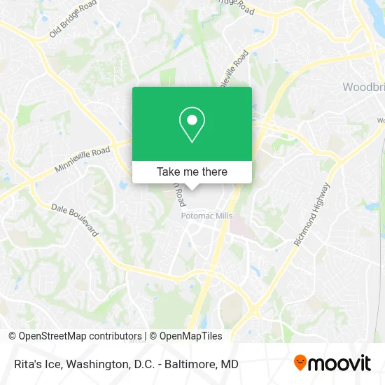 Rita's Ice map