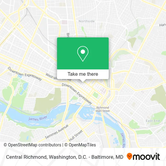 Central Richmond map