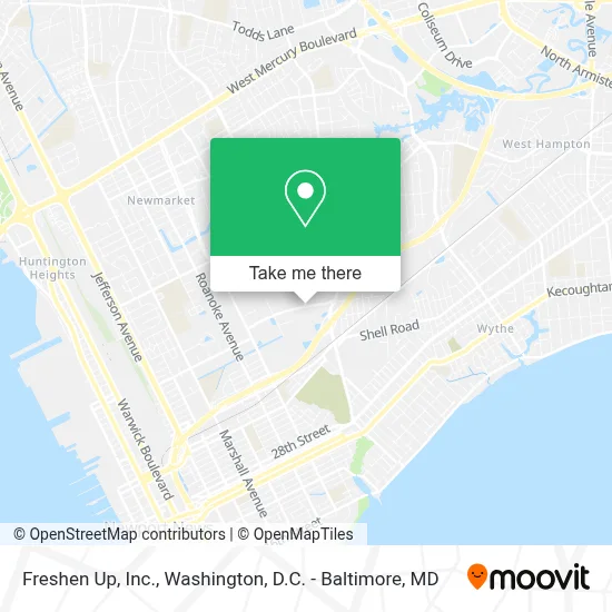 Freshen Up, Inc. map